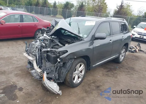 2013 Toyota Highlander Limited V6 from USA, damaged, VIN 5TDYK3EH2DS110807